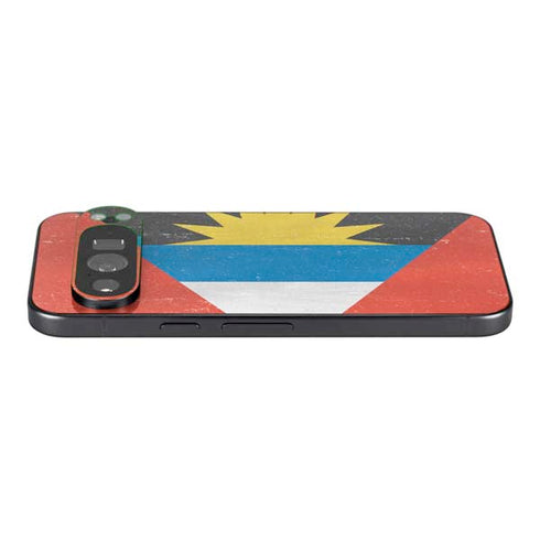 Antigua and Barbuda Flag Distressed Google Pixel 9 Pro Skin
